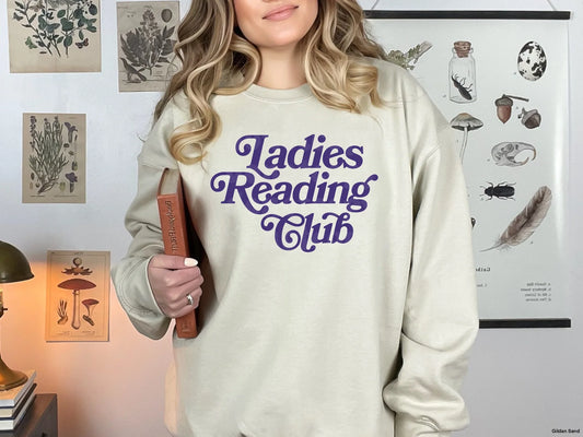 Ladies Reading Club Crewneck Sweatshirt