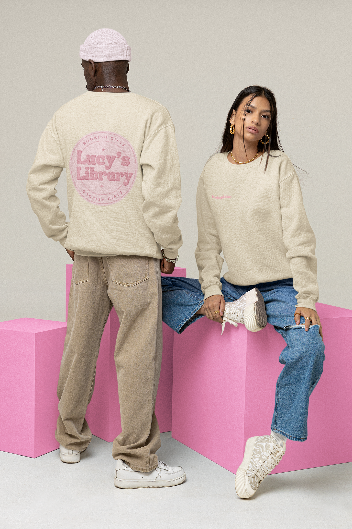 Lucy’s Library Logo Crewneck